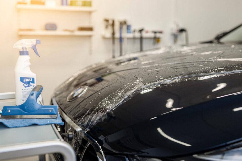 Lackschutzfolierung – Autopflegestation