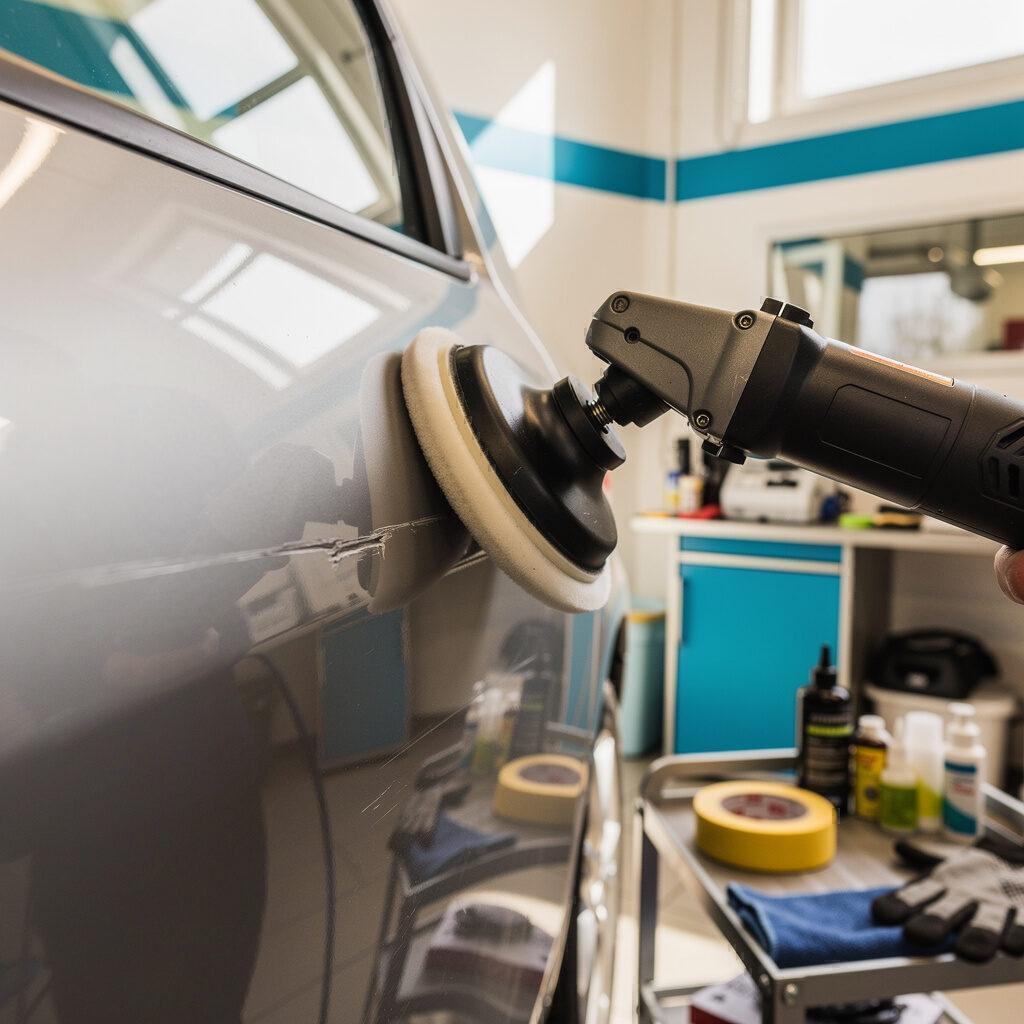 Autoreparaturstation mit SMART-Technologie ausgestattet